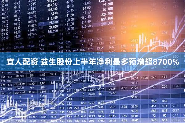 宜人配资 益生股份上半年净利最多预增超8700%